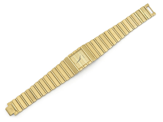 Vintage 1980s Piaget Gold Polo Watch