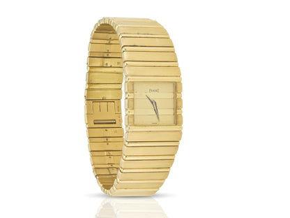 Vintage 1980s Piaget Gold Polo Watch