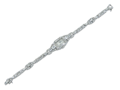 Antique Art Deco 1920s Longines Diamond Watch