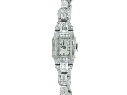 Antique Art Deco 1920s Longines Diamond Watch