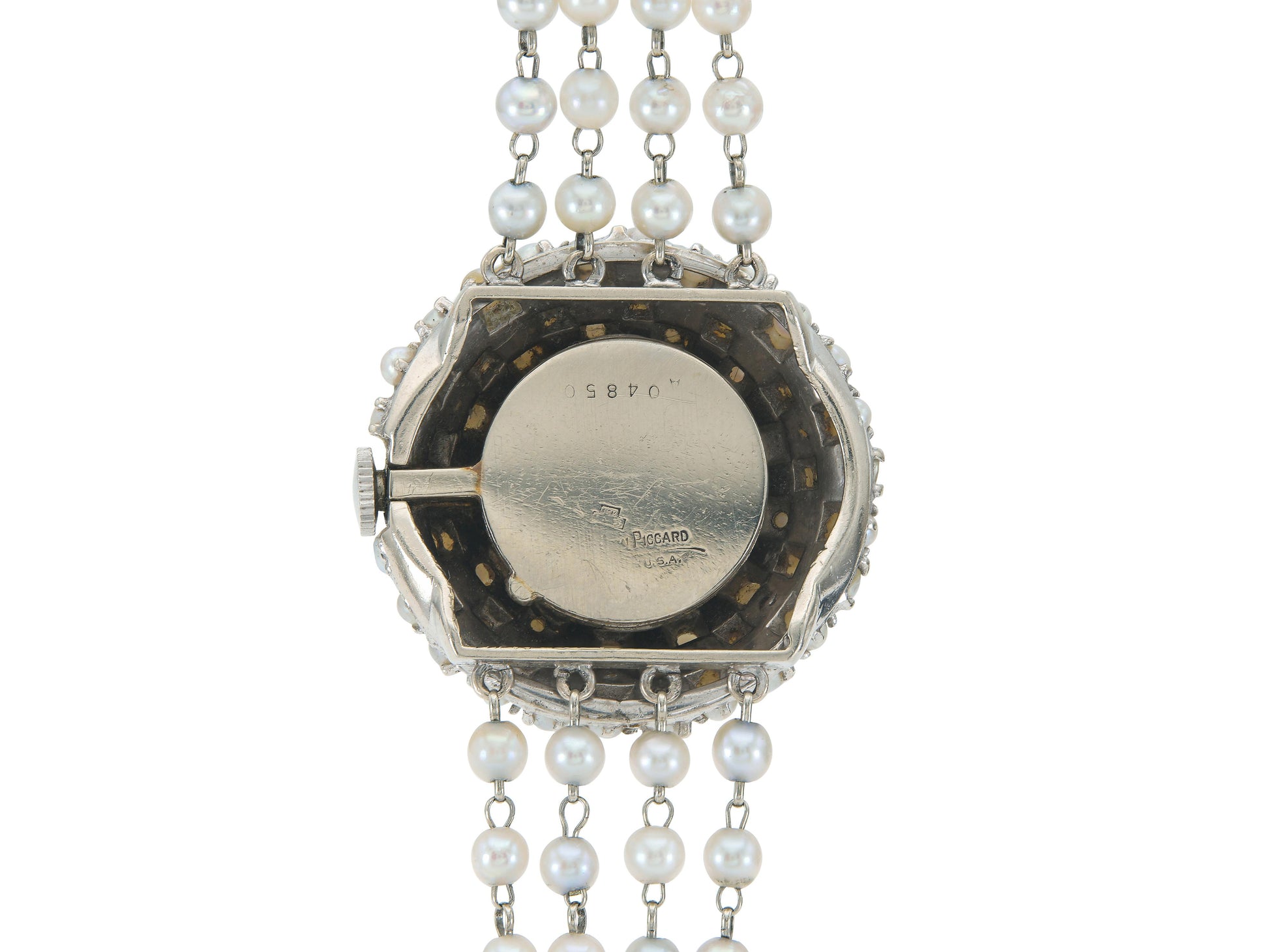 Vintage 1970s Lucien Piccard Pearl Watch