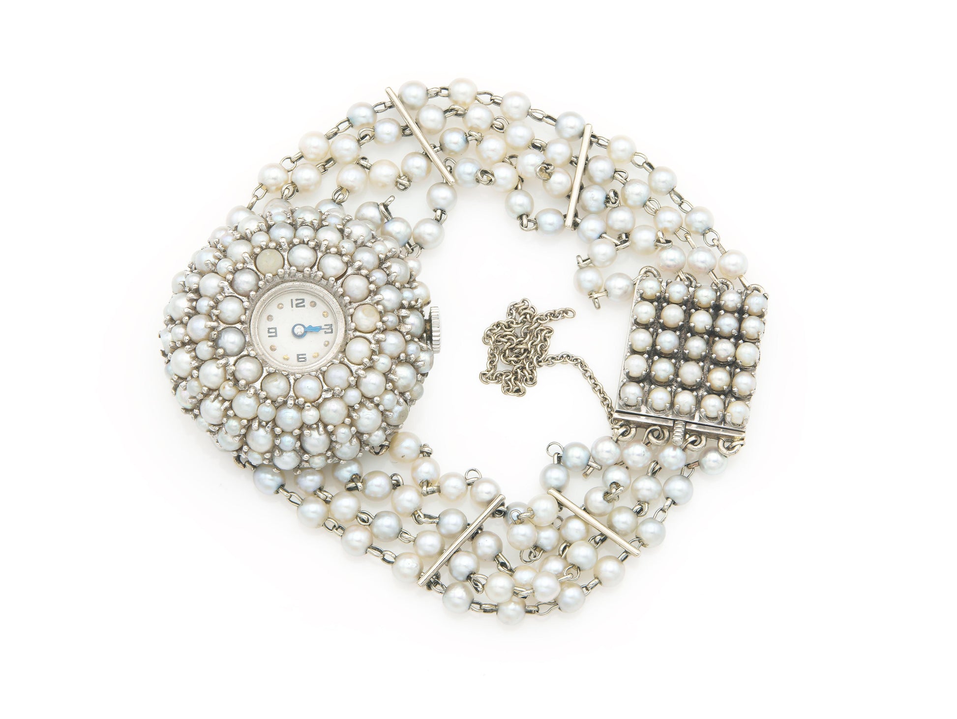 Vintage 1970s Lucien Piccard Pearl Watch