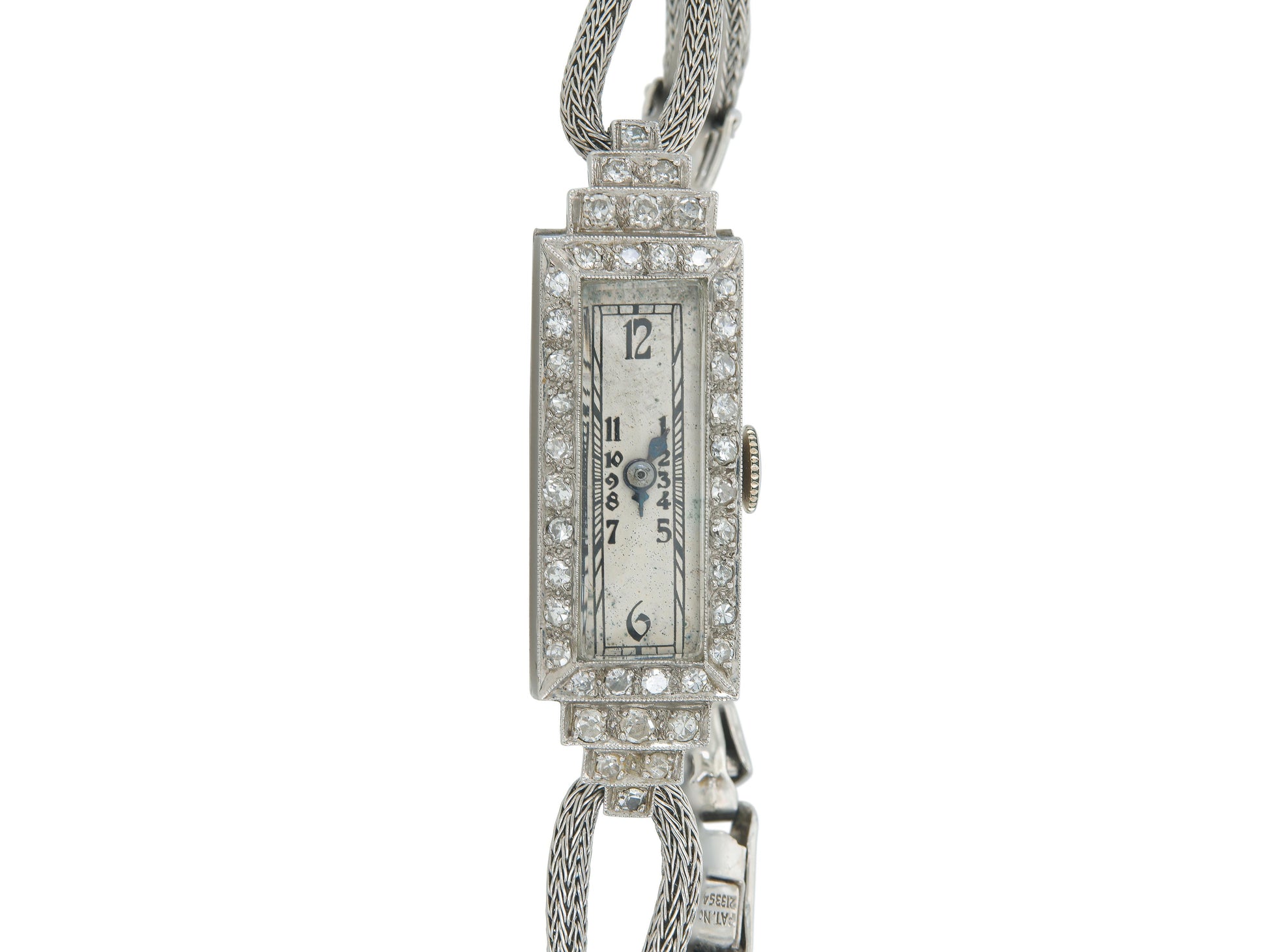 Antique Art Deco 1920s Kreisler 0.90 Carat Diamond Watch